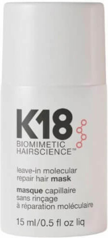 K18 Leave-in Molecular Repair Μάσκα Μαλλιών για Ενυδάτωση με Κερατίνη 15ml
