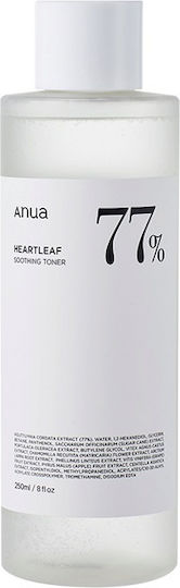 Anua Heartleaf 77% Soothing Υγρό Τόνωσης Προσώπου 250ml